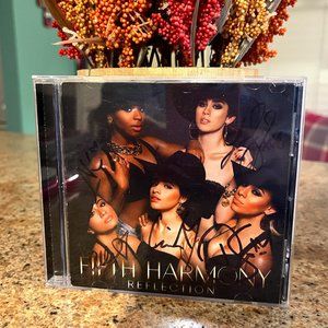 Signed Fifth Harmony Reflection Album Camila Cabello, Ally Brooke, Normani